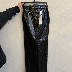 Good American patent leather skirt - new with tags